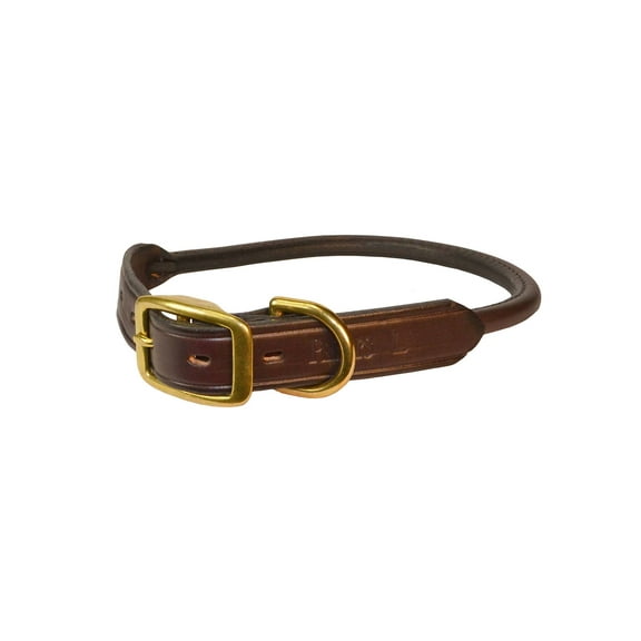 Perri's Rolled Leather Dog Collar