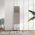 thumbnail image 2 of Lockable 360° Swivel Jewelry Armoire | 66" Freestanding Cabinet with Full-Length Mirror & Secure Rear Storage, 2 of 106
