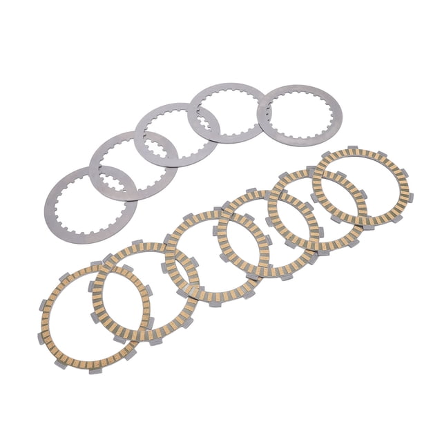 Plaque de Friction 11 Pcs en Acier Résistant à la Chaleur Transmission Améliorée Réduction de Bruit pour MTX200R CBF250 Fourtrax