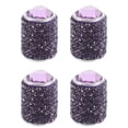 thumbnail image 2 of 4pcs Rhinestone Aluminum Alloy Tire Valve Caps Bling Air Caps with Seal Ring Durable Leakproof Design for Car Tire Stem Covers Protects Valve Core, 2 of 5