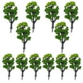 thumbnail image 1 of MasteelfCA 12pcs 1:50 Train Scenery Landscape Model Trees (Green), 1 of 7
