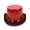 Red, variant on Adult Sequin Top Hat Glitter Magician Costume Top Hat Shiny Party Hat for Halloween New Year Cosplay Costume Accessory for Men Women,1pack
