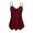 Red, variant on Xijirk Women V Neck Double Spaghetti Strap Tank Top Eyelet Embroidery Curved Camisole for Daily Casual Wear,Green,XXL