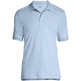 thumbnail image 4 of Lands' End Essentials Men's Long Sleeve All Day Comfort Polo Shirt - 100% Cotton Won't Shrink Pill Fade, 4 of 4