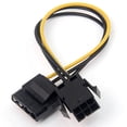 thumbnail image 3 of 20 Pcs Molex to PCI-E Power Adapter IDE 4Pin 4 Pin Female to 6 Pin Female 6Pin Graphics Video Card Converter Cable, 3 of 5
