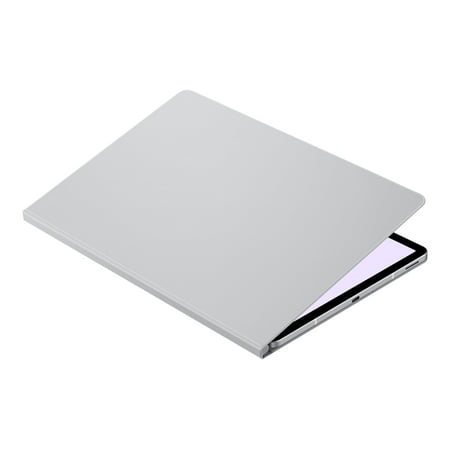 Samsung - Galaxy Tab S8+, Tab S7 FE, Tab S7+ Book Cover - Mystic Silver