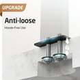 thumbnail image 4 of Standing Towel Rack Towel Rack Stand with Marble Base for Bathroom Floor SUS Stainless Steel Brushed Finish BTH, 4 of 8