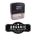 thumbnail image 2 of Printtoo Personalized Self Inking Custom Text Shop Address with Logo Envelope Rubber Stamp-Black, 2 of 3