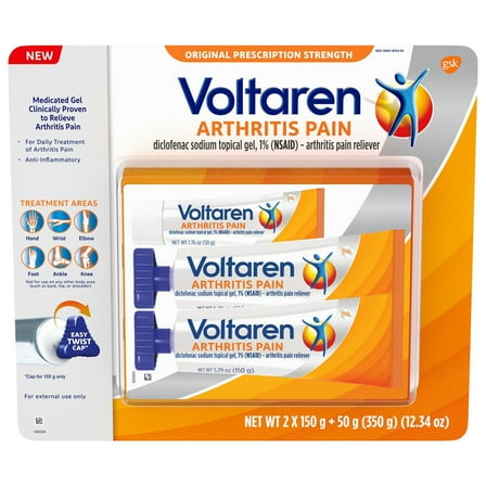 Voltaren Topical Arthritis Pain Relief Gel (5.3 oz. 2 pk.   1.7 oz.)