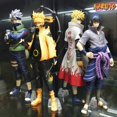 thumbnail image 2 of Figura de Naruto Anime Shippuden Uchiha Sasuke Hatake Kakashi Namikaze Minato colección de figuras de acción modelo juguetes regalos, 2 of 5