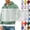 T-Blue mens pullover, variant on cllios Quarter Zip Hoodie Men Waffle Knit Pullover Long Sleeve Solid Color Casual Loose Fit Sweatshirt Hooded Tops with Pockets Blue S-XXXL