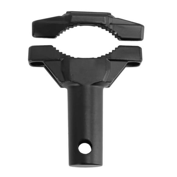 Motorcycle Bumper Light Extension Bracket, Safe To Use Shock Absorbing Motorcycle Mounting Bracket Bar Clamp Black  for Beach Bikes