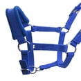 thumbnail image 5 of Caballo Halter Brida Rienda Ecuestre Headstall Headcollar Equitación Protección Azul S Cola cabestro acolchado ajustable, 5 of 5