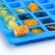 thumbnail image 5 of Moldes cuadrados de silicona para dulces, mini moldes de silicona para dulces duros, chocolate, gomitas, caramelo, ganache y cubitos de hielo (4 azules), 5 of 5