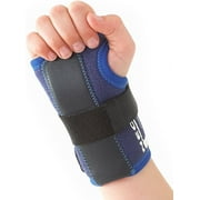 Neo-G Wrist Brace for Kids - Stabilized Support For Carpal Tunnel, Juvenile Arthritis, Joint Pain, Tendonitis, Hand Sprains - Adjustable Compression - Class 1 Medical Device - One Size - Right - Blue