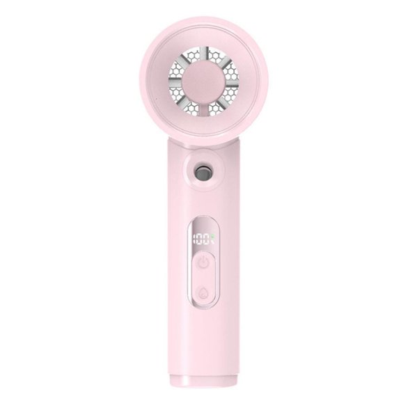 ZELVINN High Speed Rechargeable Fan Outdoor Portable Handheld Powerful Misting Fan Outdoor Light Weight Coolers Enduring
