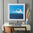 thumbnail image 2 of SAFAVIEH Day at Sea 28" x 28" Framed Wall Art, 2 of 6