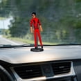 thumbnail image 5 of 11 Inch Bendable Michael Plush Figure, Flexible Internal Wire Frame Poseable Stuffed Doll, Ugly Cute Pillow-Style Plush Toy, Iconic Stage Look Collectible Gift for MJ Fans, 5 of 9