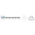 thumbnail image 2 of Hardware de aparejo de de material acero inoxidable 316 XHDG-1B Zulema Anillo en D soldado con acero inoxidable, 2 of 7