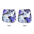 thumbnail image 6 of Sigee Butterflies for Women's Athletic Shorts High Waisted Running Shorts Pocket Sporty Short Gym Elastic Workout ShortsX-Large, 6 of 9