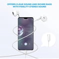 thumbnail image 4 of MINSUI-2 Pack-USB C Headphones for iPhone 17/16/15 Pro Max Plus Type C Earbuds with Microphone & Remote Noise Cancelling Earphones for iPhone 17/16/15 Pro, iPad,Galaxy S25/S24/S23/S22/S21/Ultra Note, 4 of 4