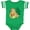 Football Green and White, variant on Inktastic My Great Grandma Loves Me Cute Sloth and Baby Boys or Girls Baby Bodysuit