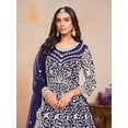 thumbnail image 4 of Custom Made Sangeet Ceremony Wear Bollywood Style Anarkali Dresses For Women, 4 of 5