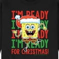 thumbnail image 3 of SpongeBob SquarePants - I'm Ready For Christmas - Men's Crew Neck Fleece Pullover, 3 of 6