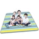 thumbnail image 2 of Greeniant Colchoneta de Picnic impermeable plegable para exteriores a cuadros rojos y blancos, almohadilla gruesa de moda, transpirable, suave, portátil, carpas Rayas azules amarillas 150*100cm Greeniant OD001135-13, 2 of 6