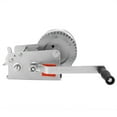 thumbnail image 2 of Heavy Duty Hand Winch Puller 2500lbs with Steel Wire Rope for  Action, Weather Resistance, Portability and Durability, 2 of 8