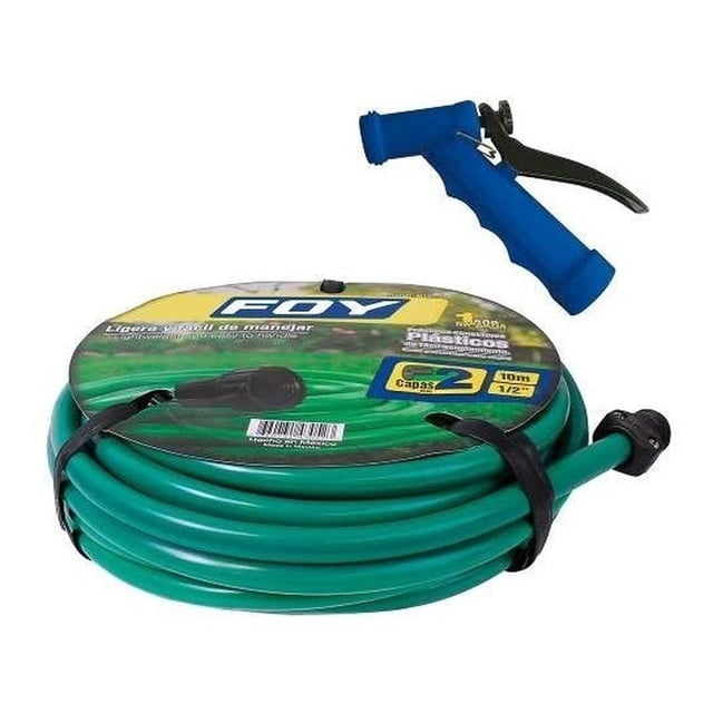 Kit Manguera Lisa SURTEK 2 Capas 1/2 Pulgadas 10M Pistola Riego M12PIM