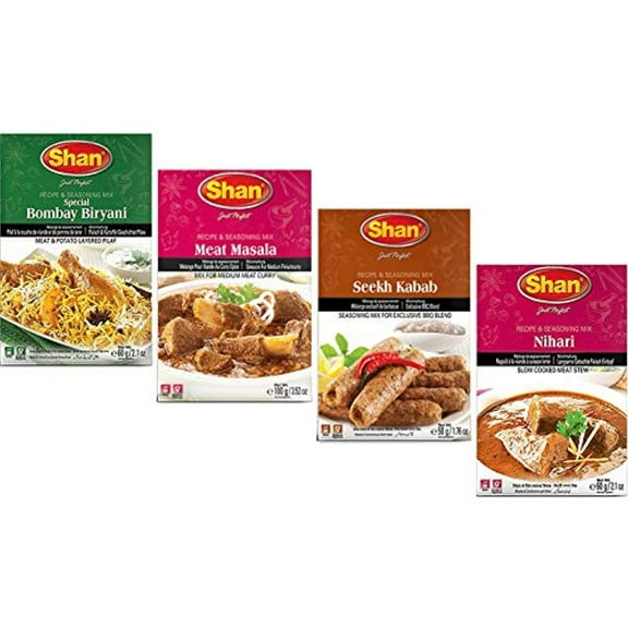 Shan - Spice Combo #2 (Bombay Biryani, Meat Masala, Nihari, Seekh Kabab)