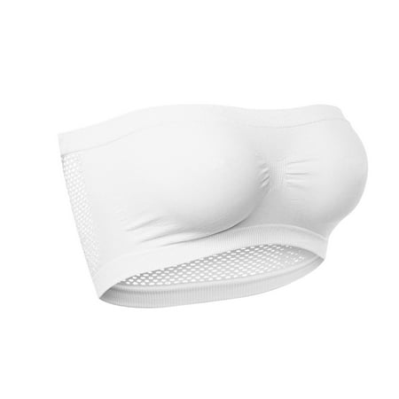 

Knosfe Women s Support Bandeaus Seamless Comfort Strapless Bra Strapless Lightly Wireless Bra for Women