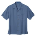 thumbnail image 5 of Yellow Rooster Men's Short Sleeve Easy Care Camp Male Shirt Blue 3XL, 5 of 6