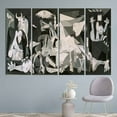 thumbnail image 3 of Pablo Picasso Canvas Print, Home Decor Canvas Art, Guernica Wall Art, Guernica Pablo Picasso, Reproduction Canvas Poster, Famous Canvas Decor, Canvas Wall Decor - Natural Framed, 3 of 9
