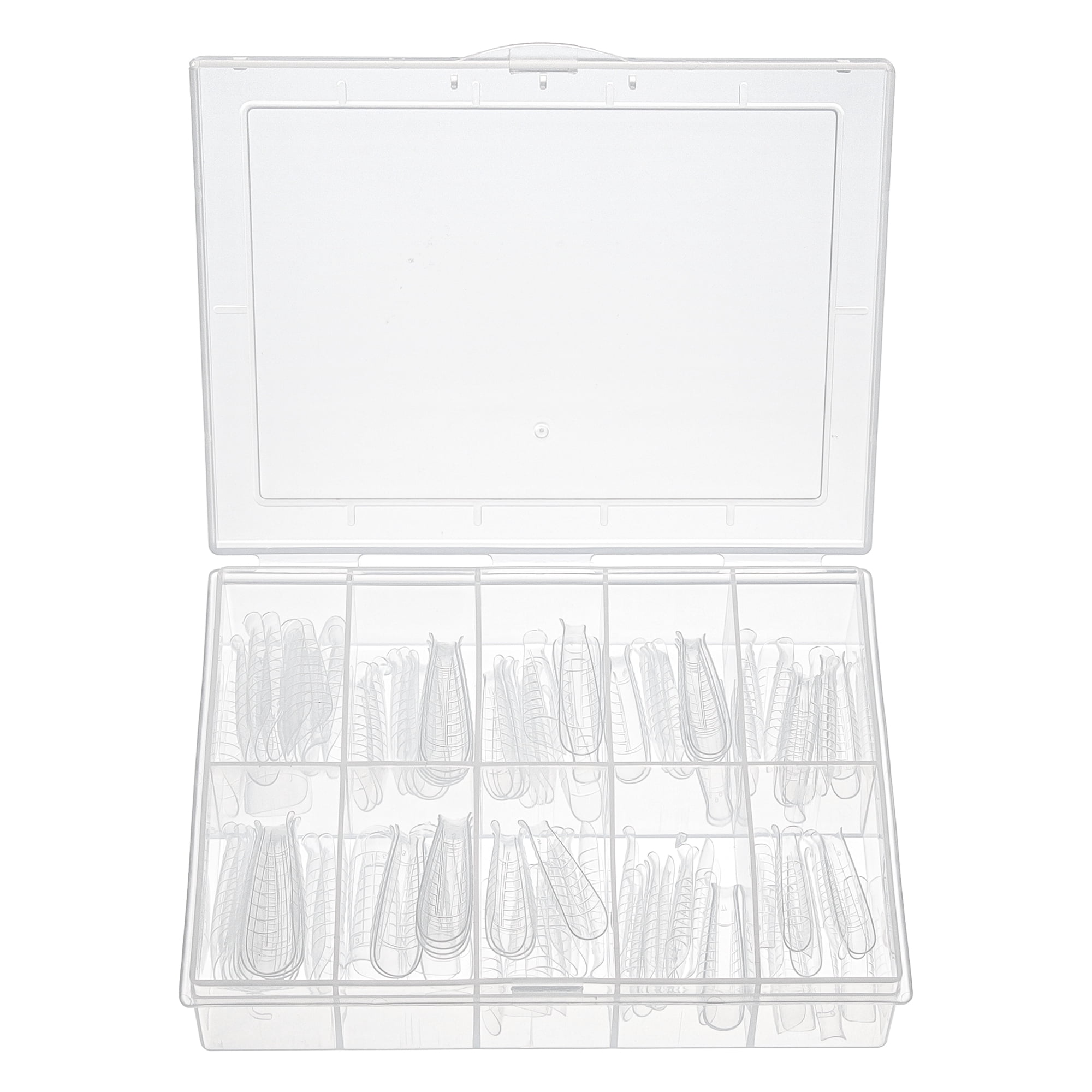 Unique Bargains Scale Faux Crystal Extension Fake Nails 120 Pcs [JM-14]