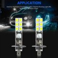 thumbnail image 2 of Kit de 4 bombillas LED para faros delanteros H1 6000K, luz antiniebla, 12 V-24 V, 2 of 5