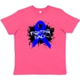 thumbnail image 3 of Inktastic Colon Cancer Fighting Back Youth T-Shirt, 3 of 5