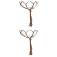 thumbnail image 1 of Advancent Pack of 4 Flower Basket Holder Hanging Garden Decorative Detachable Reusable Balcony Pot Path Park Plant Hanger Rope Tipo 1 2Conjunto, 1 of 6