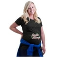 thumbnail image 3 of Xmas Jingle Bump Christmas Expecting Women's Maternity T Shirt Tee Brisco Brands 2X, 3 of 7
