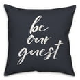 thumbnail image 2 of Creative Products Be Our Guest Navy 18 x 18 Indoor / Outdoor Pillow, 2 of 3