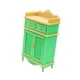 thumbnail image 4 of Miniatura de casa de muñecas a escala 1/12, mueble en miniatura, ligero, pequeña casa de muñecas. Oro verde, 4 of 9