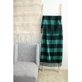 thumbnail image 4 of Blankets - Buffalo Plaid Throw Blanket - Decorative Classic Blanket - Comfortable and Ultra-Soft - Lightweight & Indoor Outdoor Blanket - (green/black), 4 of 5