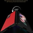 thumbnail image 3 of Dteck Case for Samsung Galaxy Z Fold4,Premium PU Leather + Hard PC Frame Case Elegant Slim Shockproof Durable Protection Cover,Black, 3 of 5