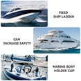 thumbnail image 3 of Clip d'Échelle de Yacht Clip de Rangement en Caoutchouc Durable pour Bateau, 3 of 8