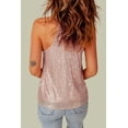 thumbnail image 1 of POGLIP Women's Pink Sequin Racerback Tank, 1 of 6