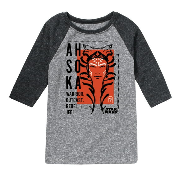 Star Wars - Ahsoka Collage - Toddler And Youth Raglan
