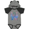 thumbnail image 3 of Inktastic Thyroid Cancer Awareness with Butterfly Ribbon Words Boys or Girls Baby Bodysuit, 3 of 5
