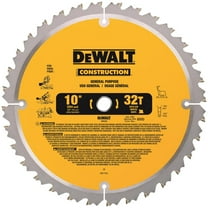 Dewalt 20 Circular Saw Blade, 10in Dia x 0.069in T, 32 Teeth