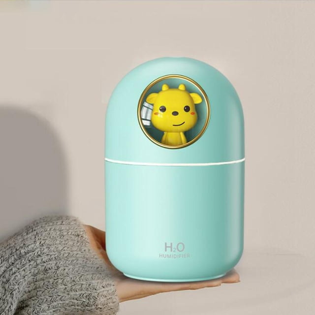Humidificador de aire perfecl Apagado automático Silencioso led lámpara Difusor de niebla fría Terapia USB Mini humidificador de aire